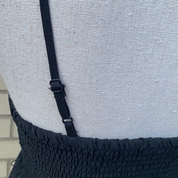 Mudd Black Chiffon Overlay High-Low Smock Back Dress - Picture 5 of 12